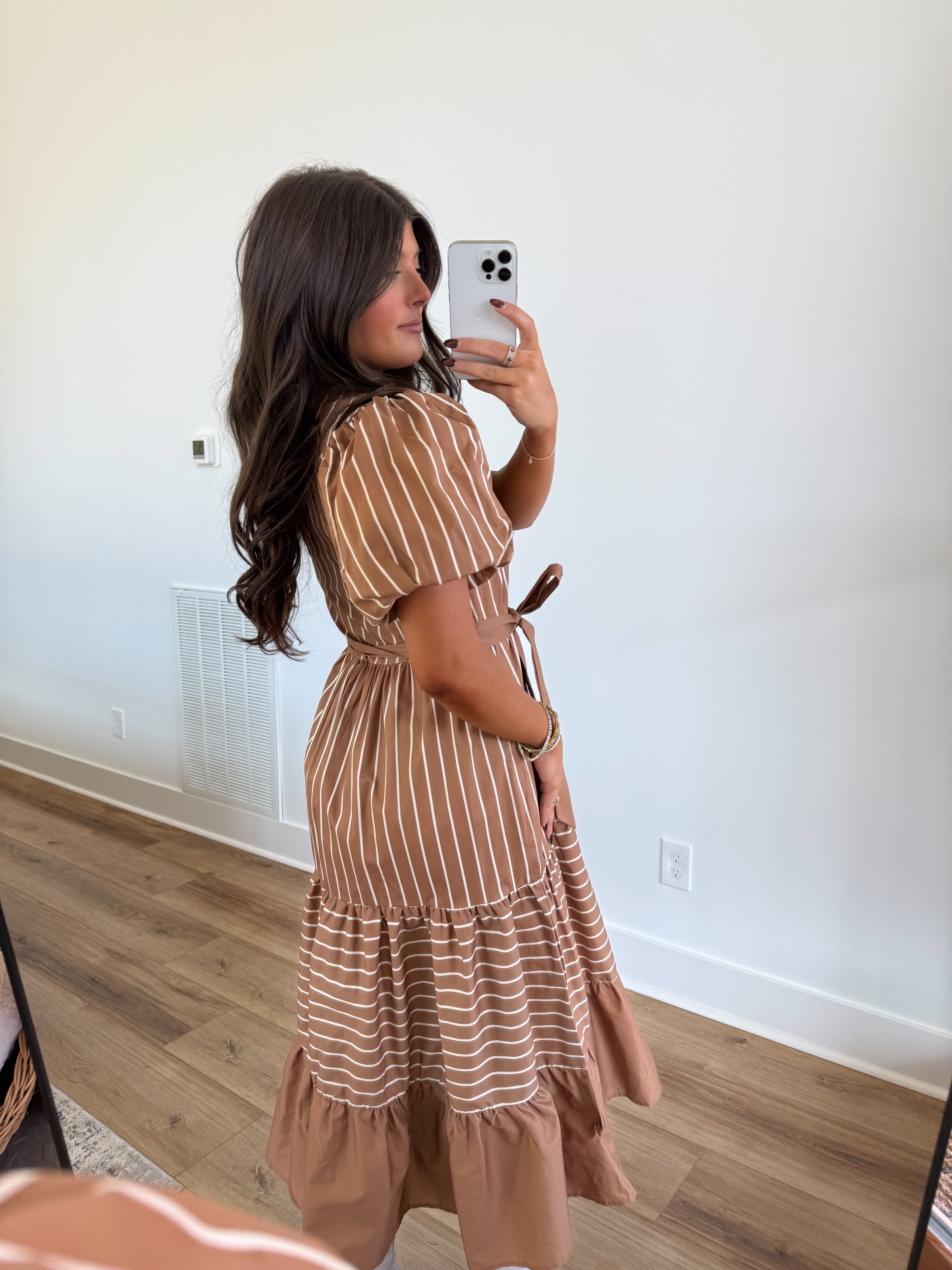 The Mocha Ribbon Dress