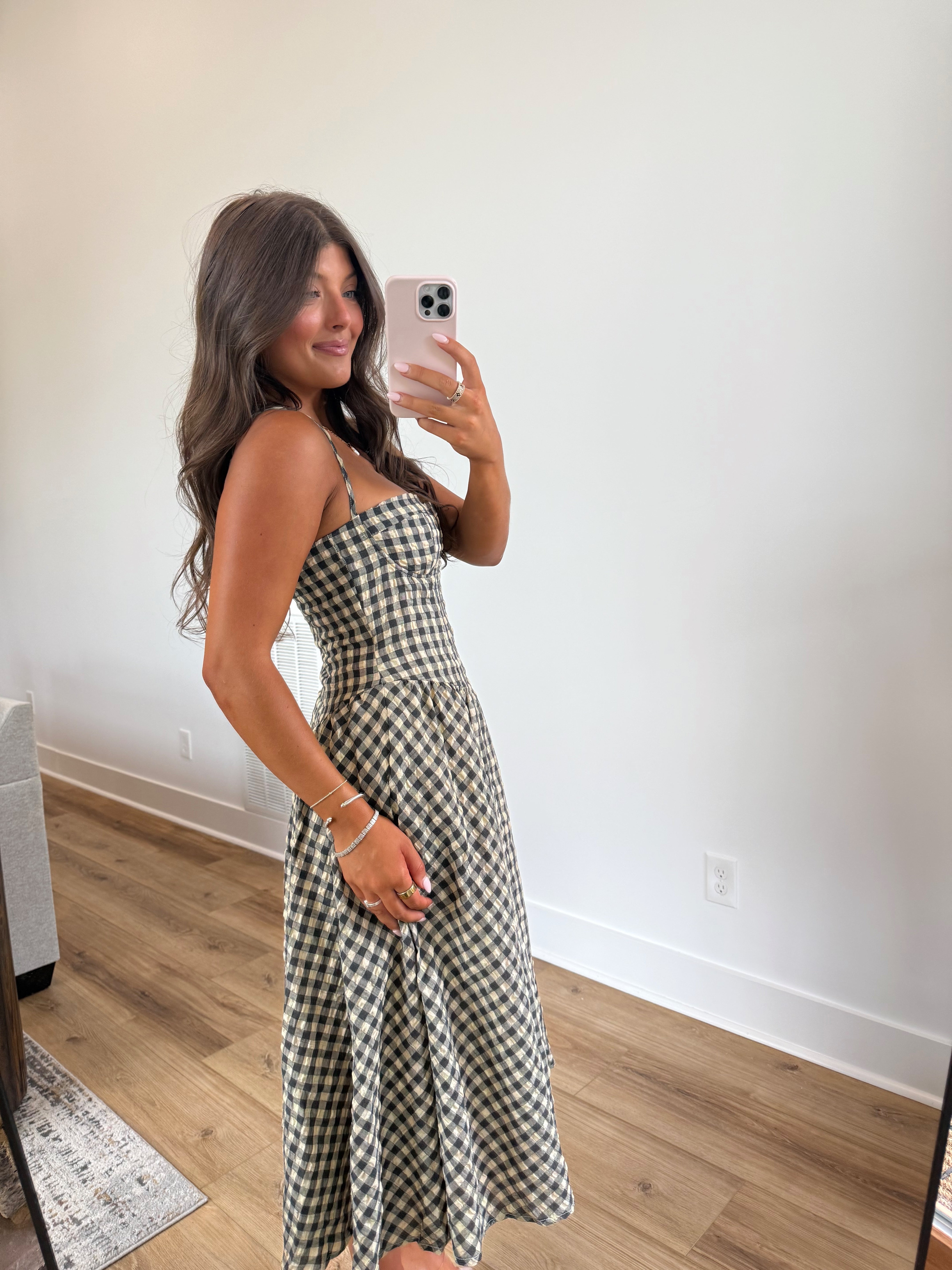 Apple Cider Check Dress