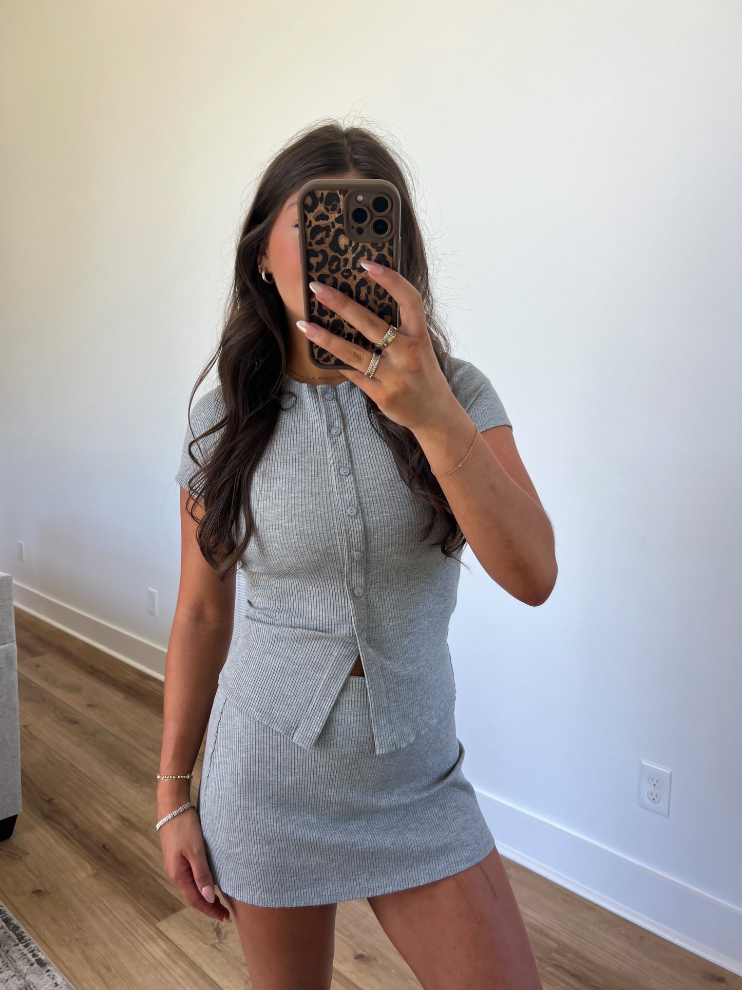 Grey Lounge Skort