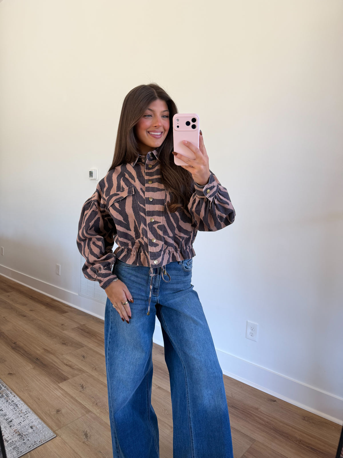 Soho Zebra Top