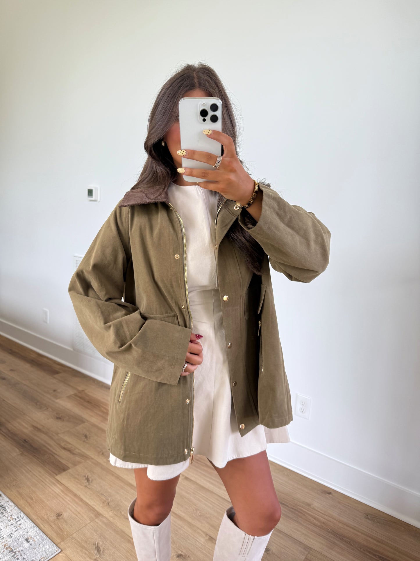 Green Barn Jacket (Plaid Inside)