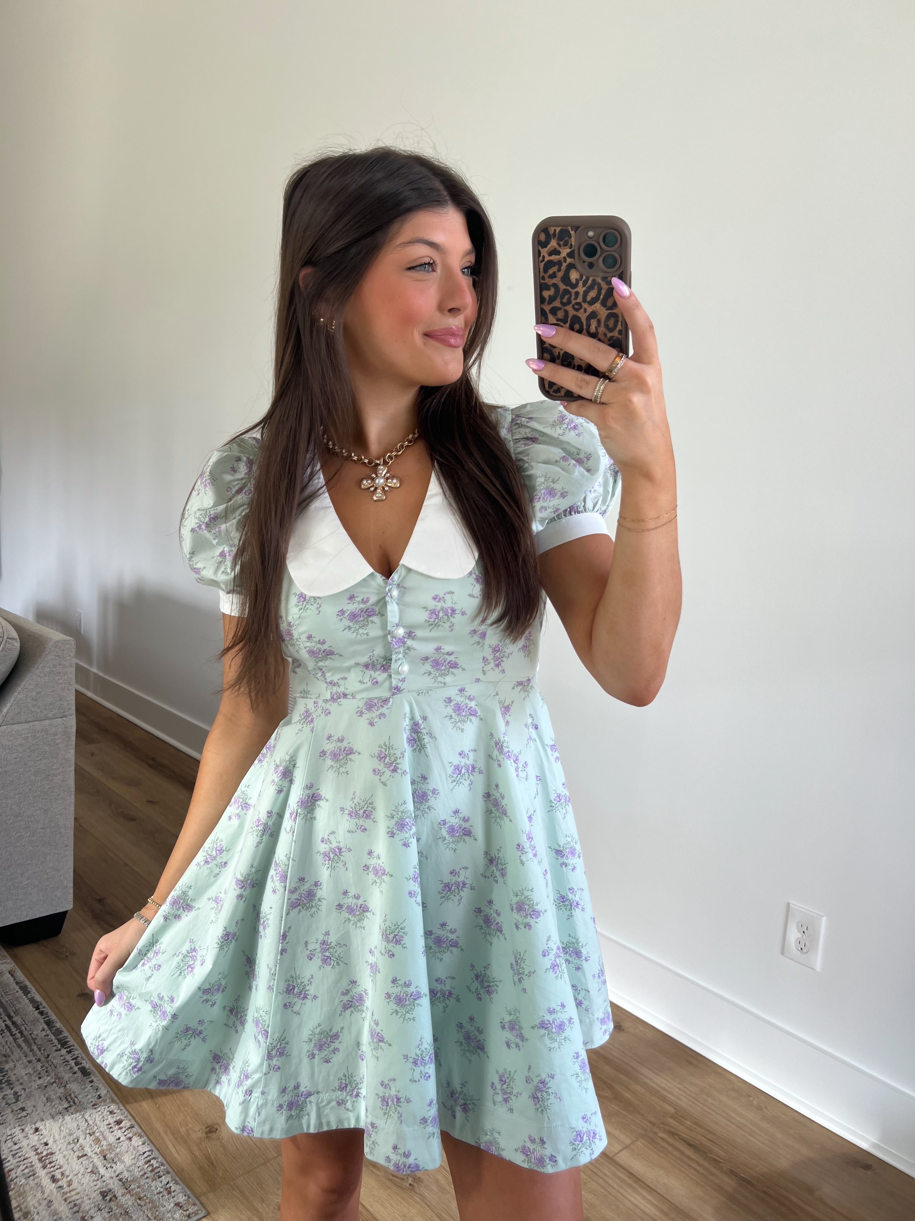 Sweet Mint Mini Dress