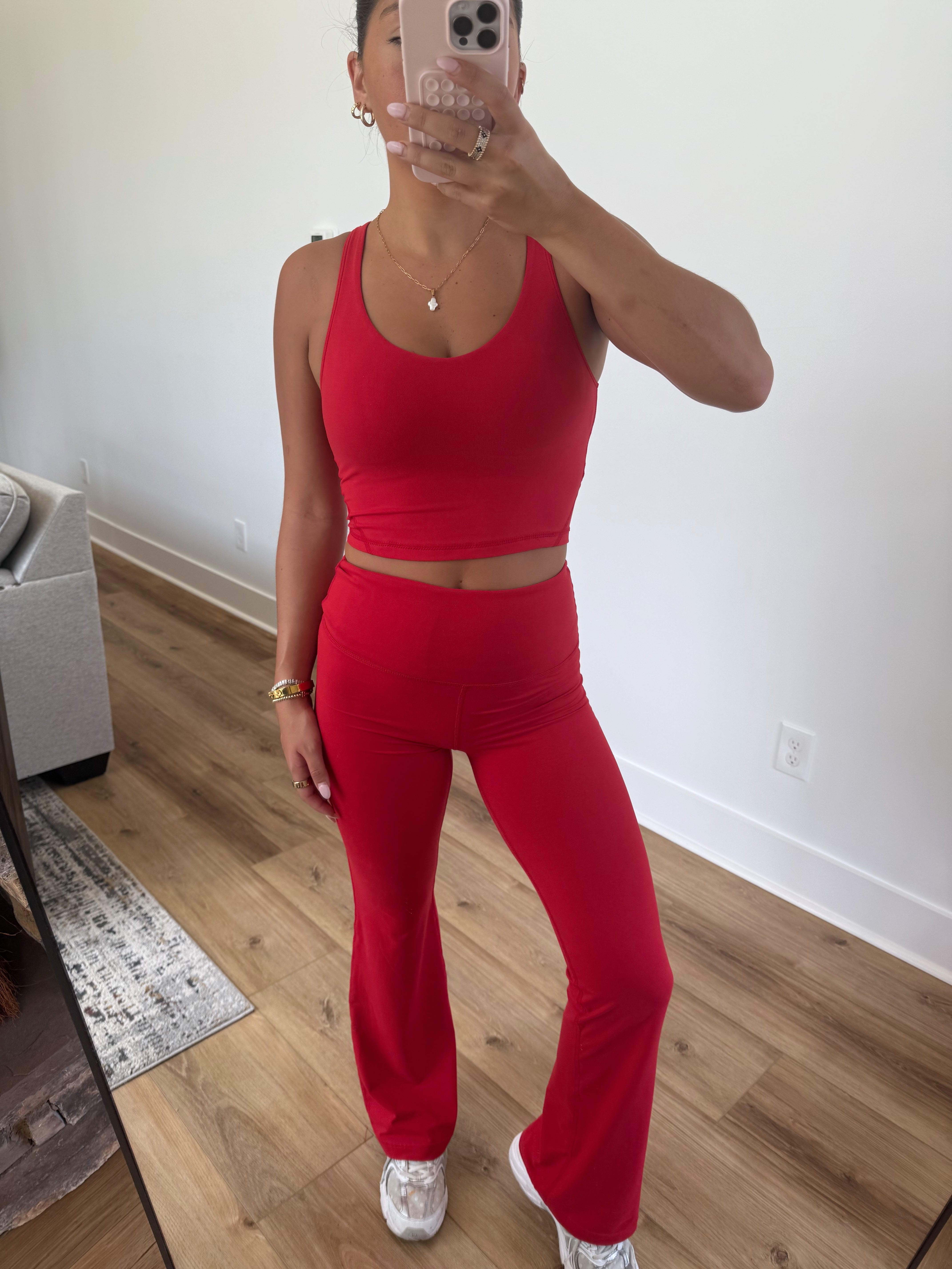 GA Red Yoga Pants