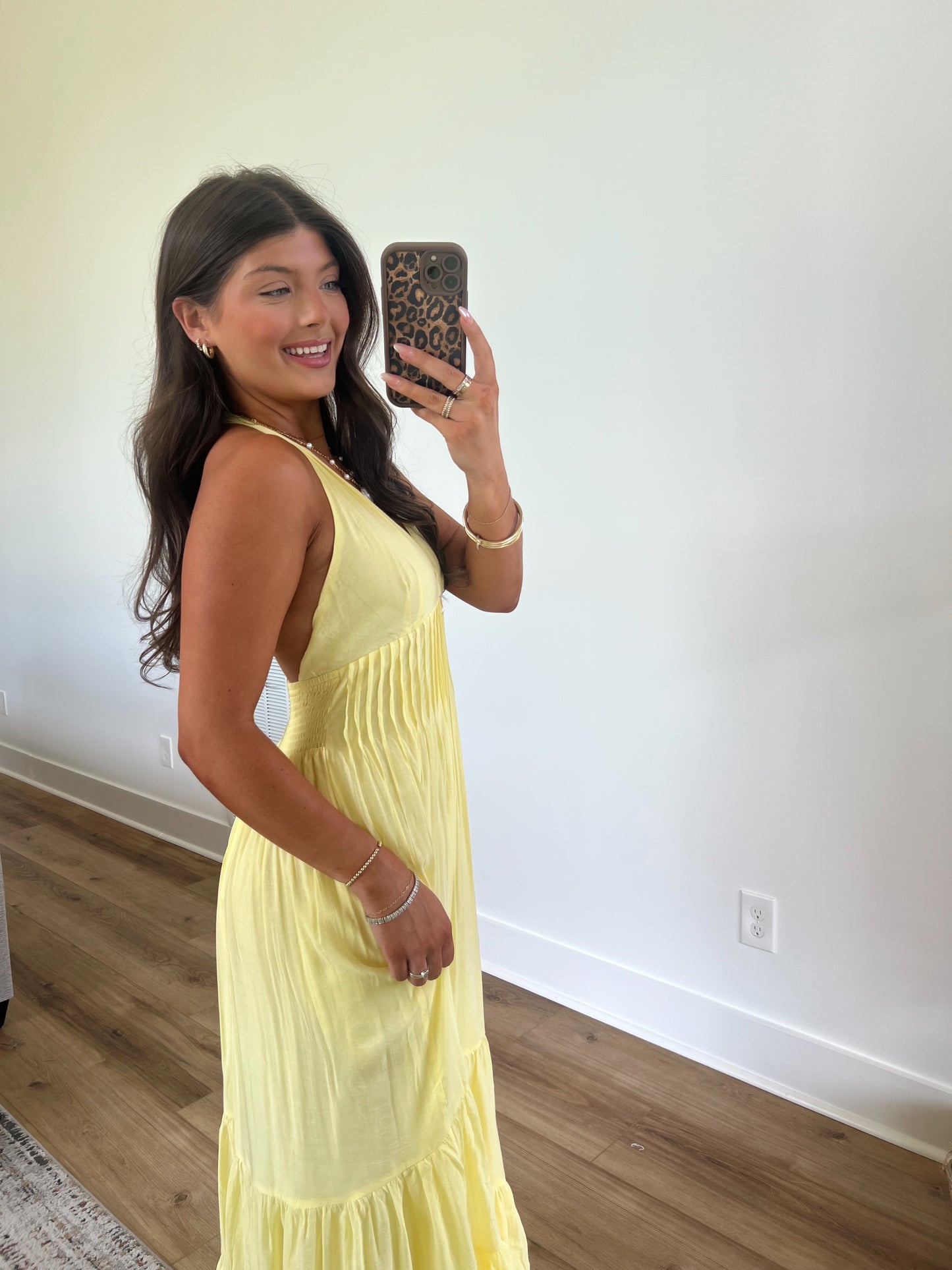 Yellow Summer Romance Maxi Dress