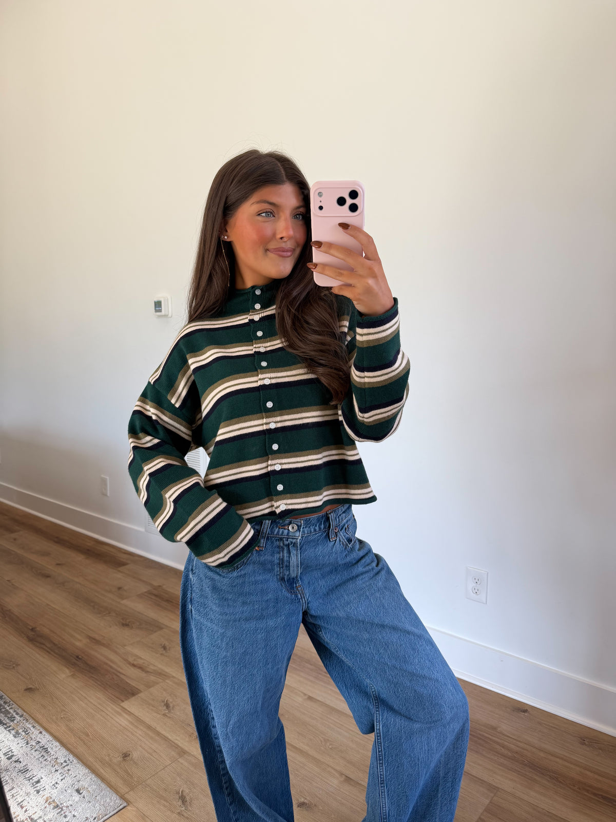 Toledo Stripe Sweater (Green)