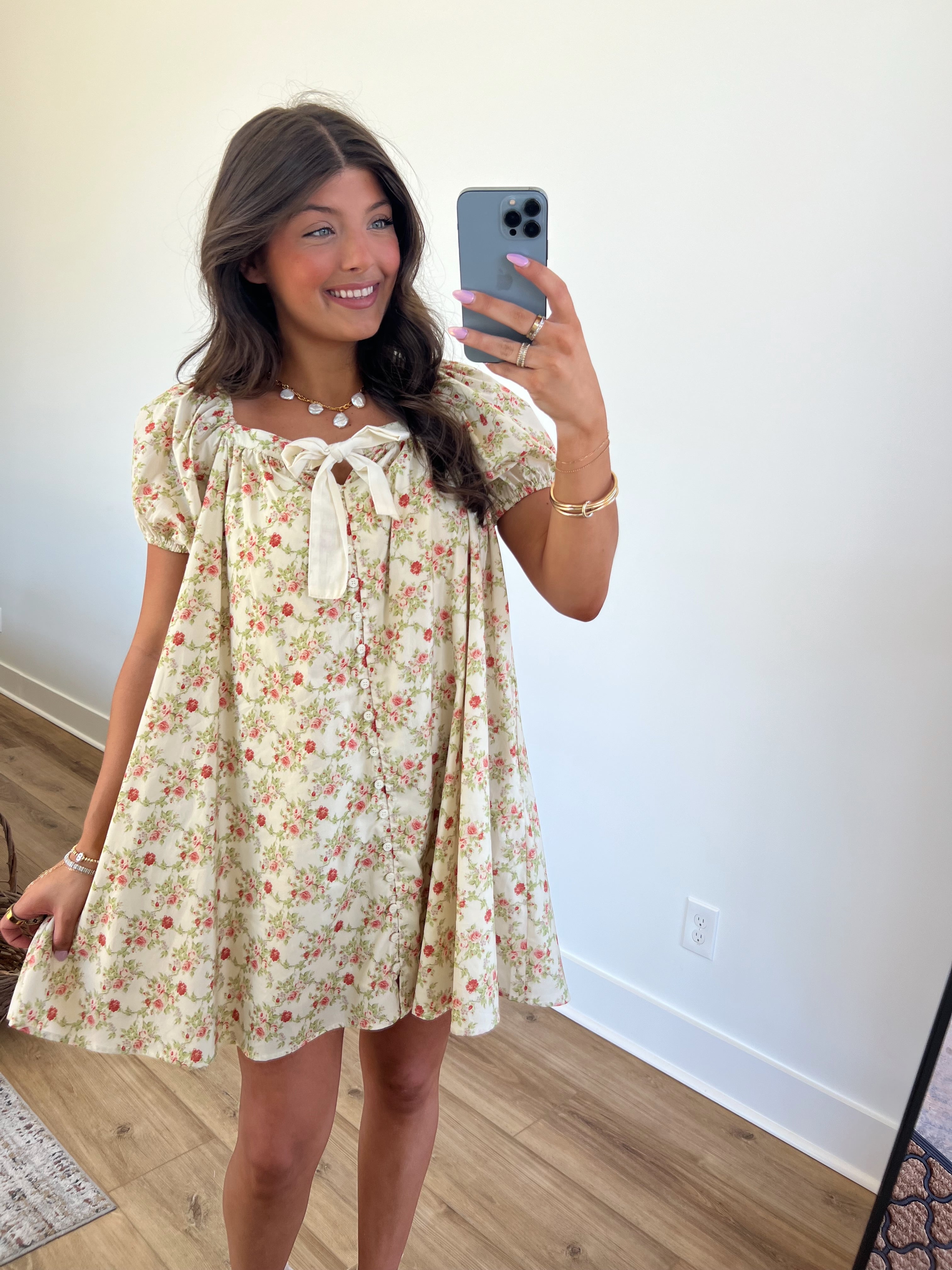 Antique Rose Mini Dress