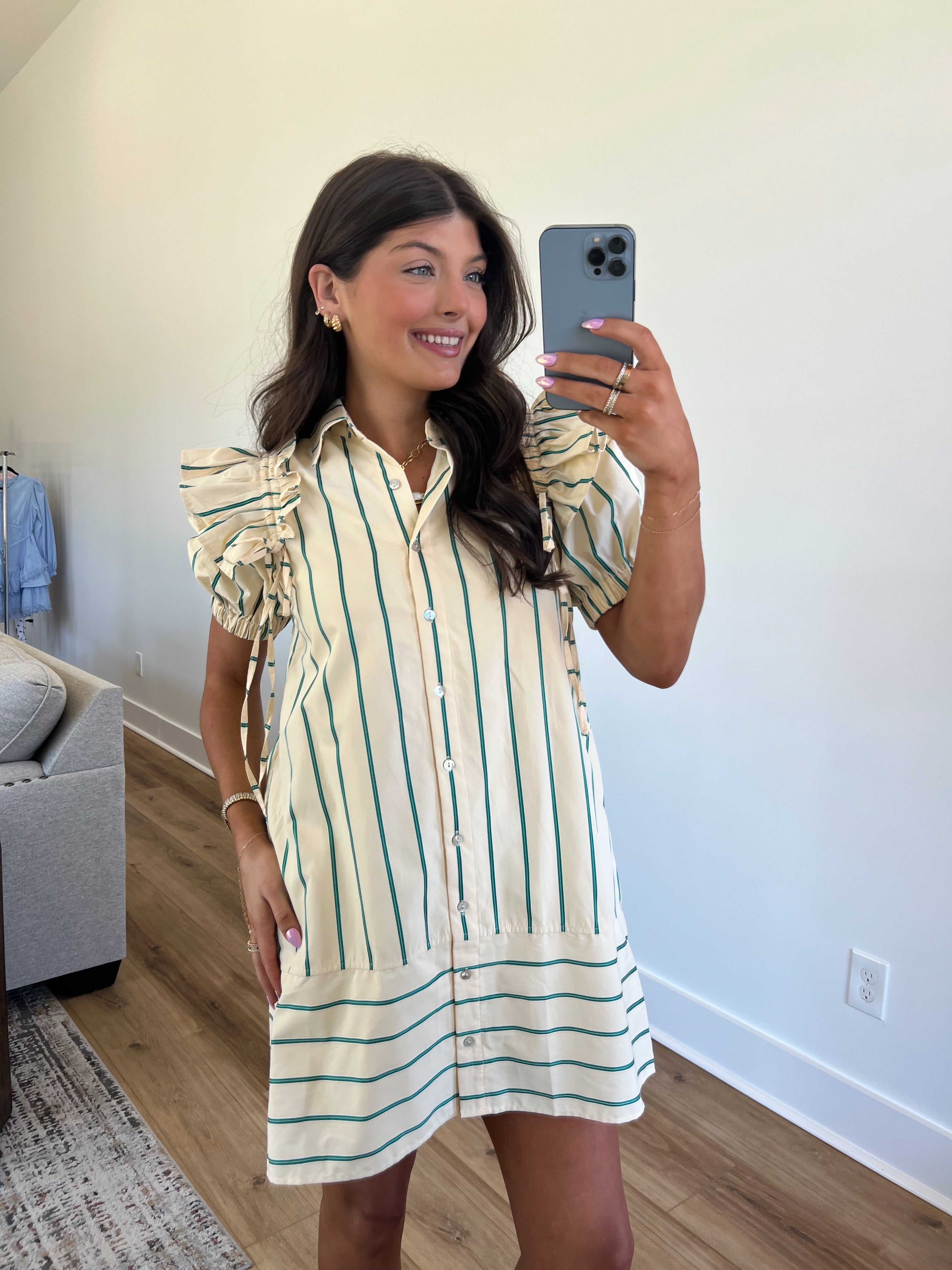 Ivy Stripe Mini Dress