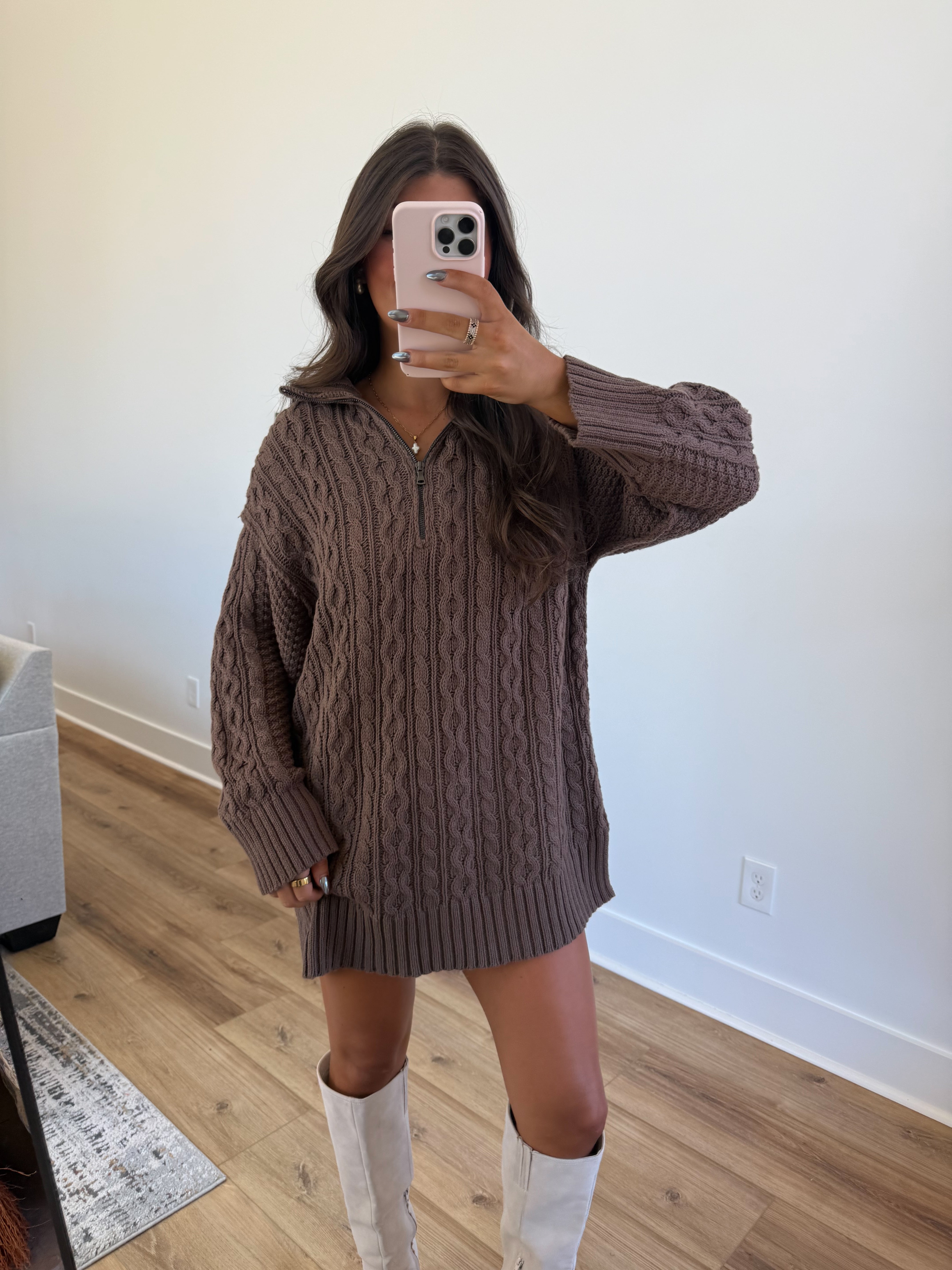 The Fall Morning Sweater Dress