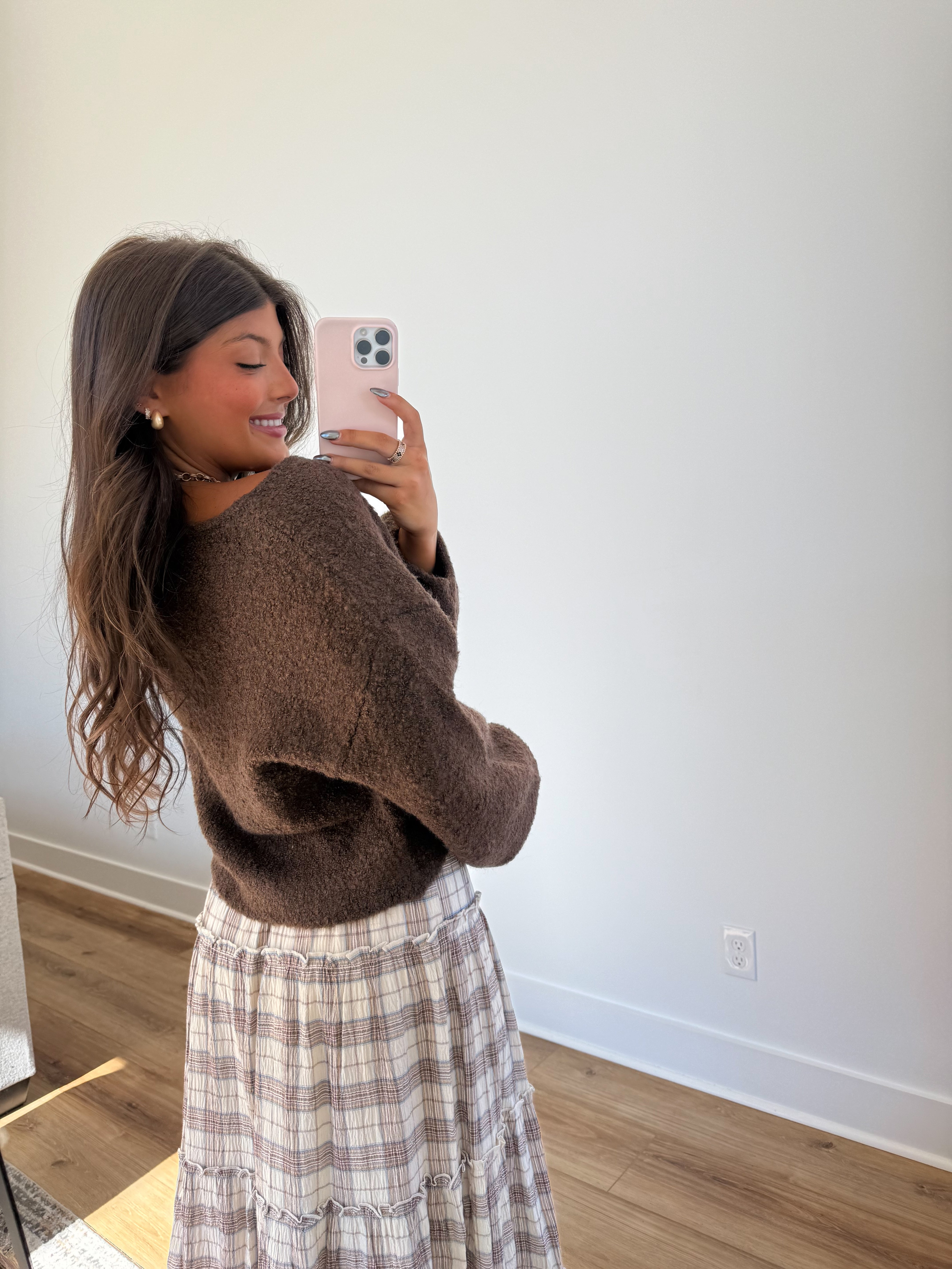 The Chocolate Textured Sweater