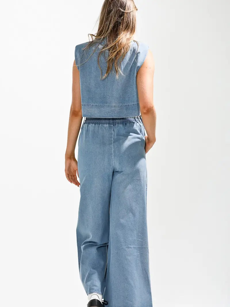 Cloud Wash Denim Set