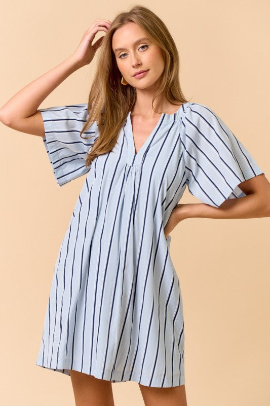 Blueberry Burst Mini Dress