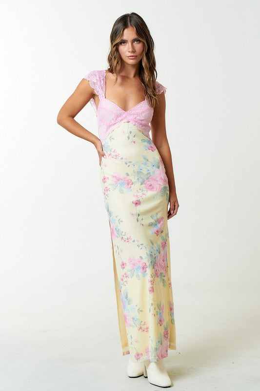 Mia Floral Maxi Dress