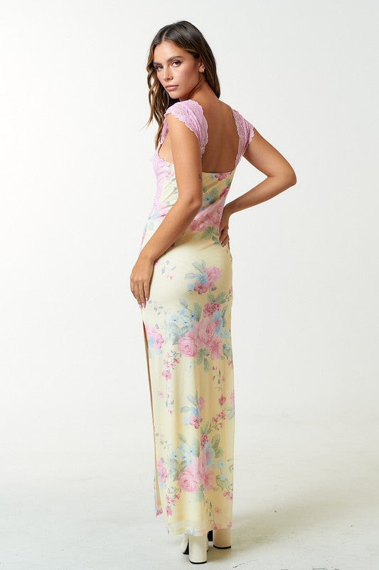 Mia Floral Maxi Dress
