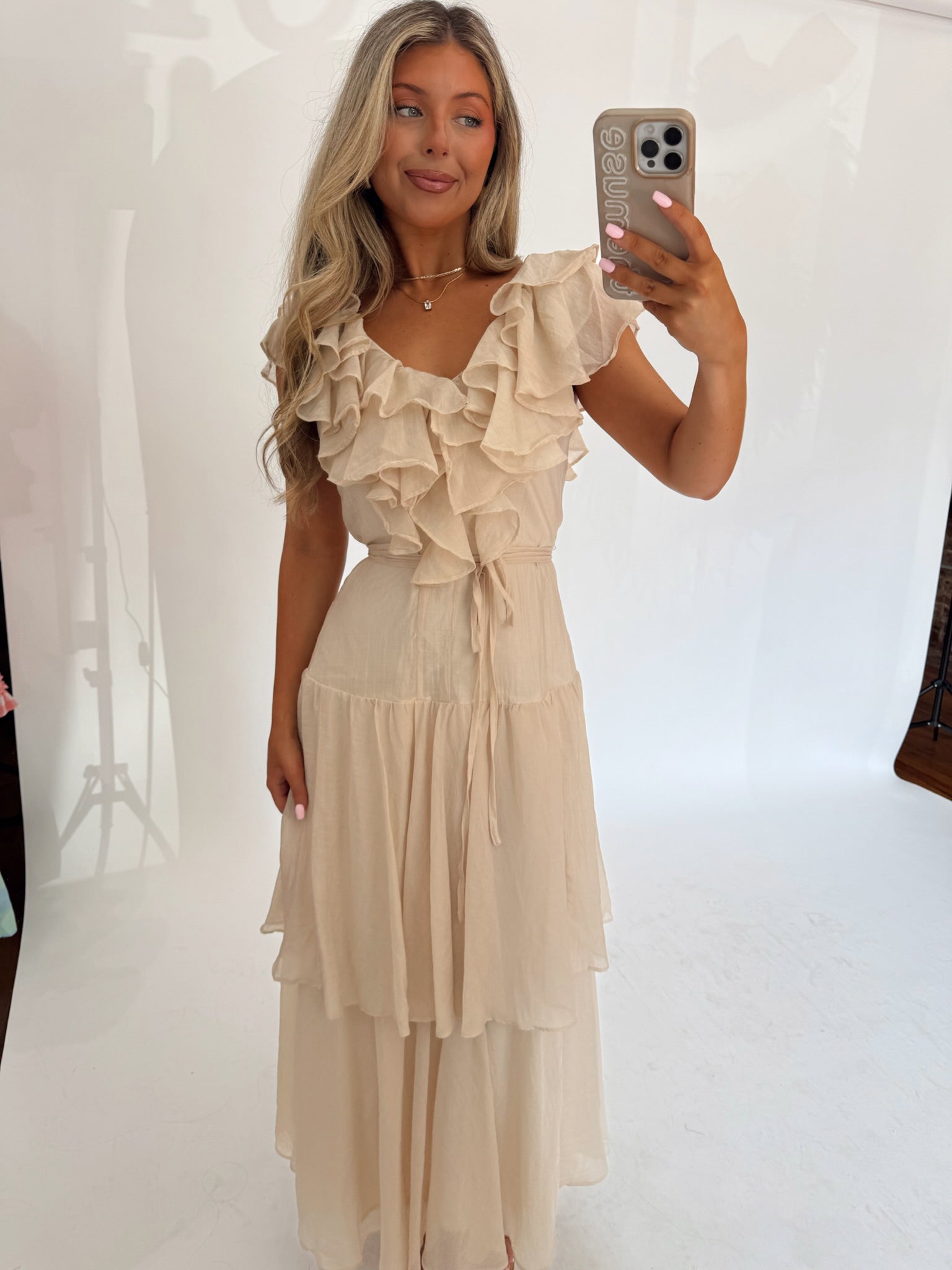 Charleston Ruffle Maxi