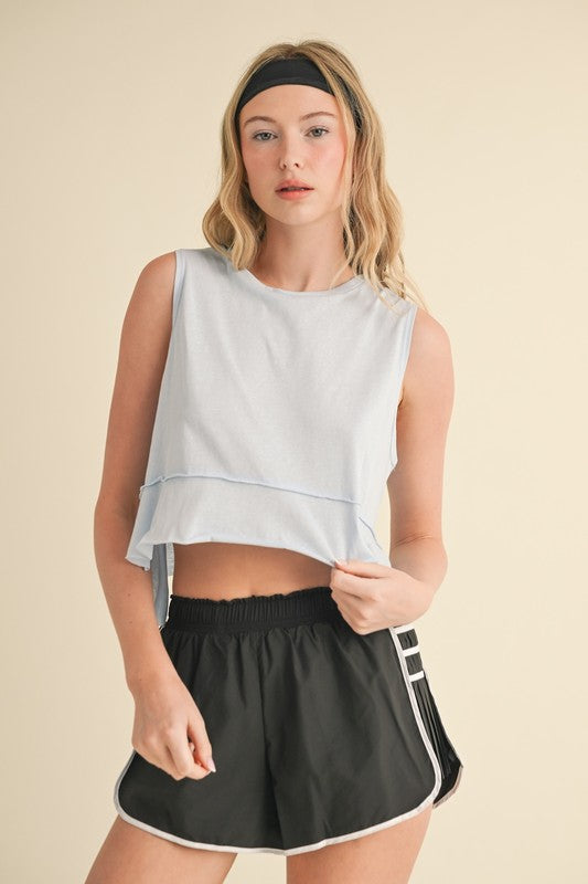 Blue Airy Tank