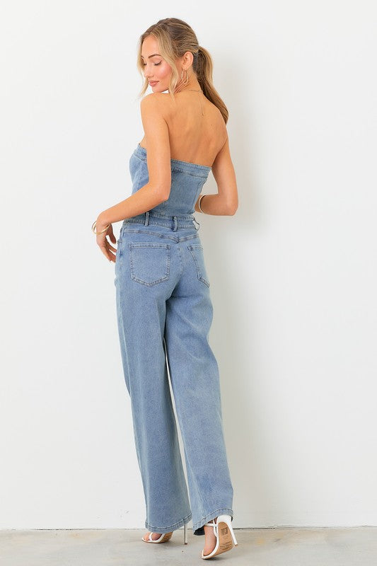 Beck Denim Jumpsuit