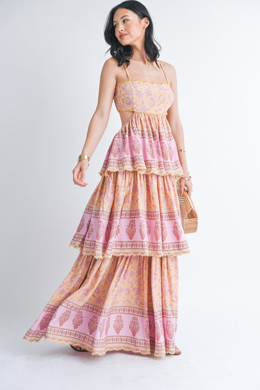 Golden Cider Maxi Dress