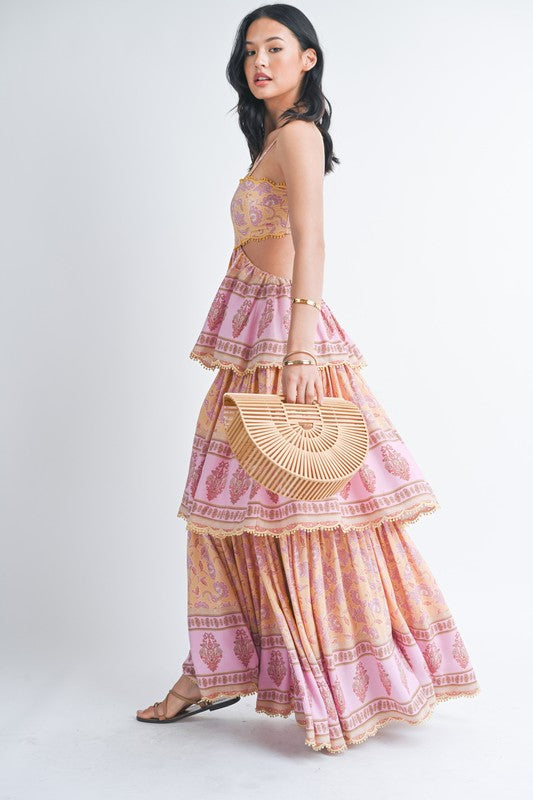 Golden Cider Maxi Dress