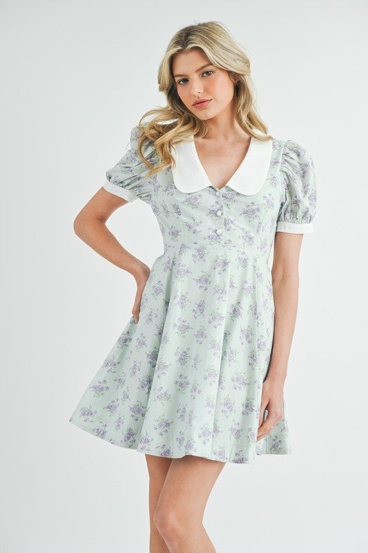 Sweet Mint Mini Dress