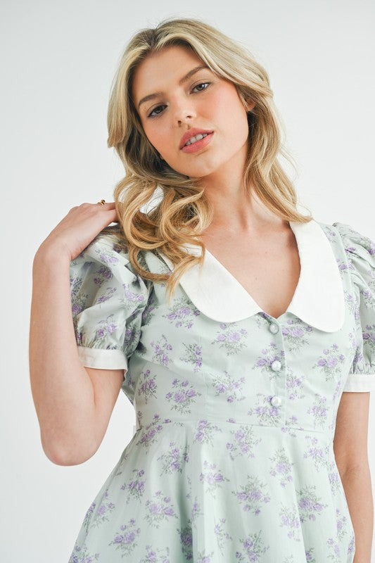 Sweet Mint Mini Dress