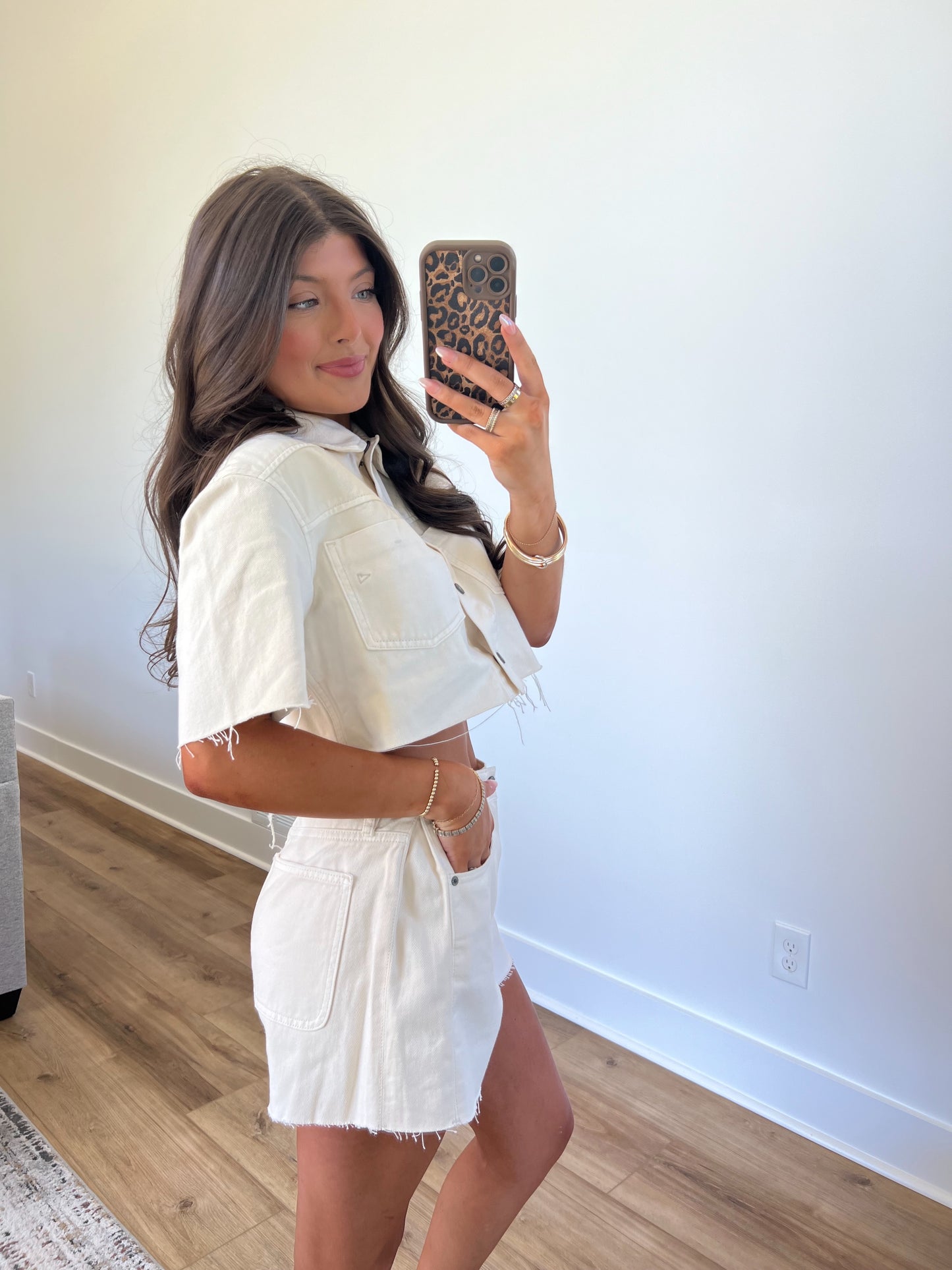 Ecru Denim TOP
