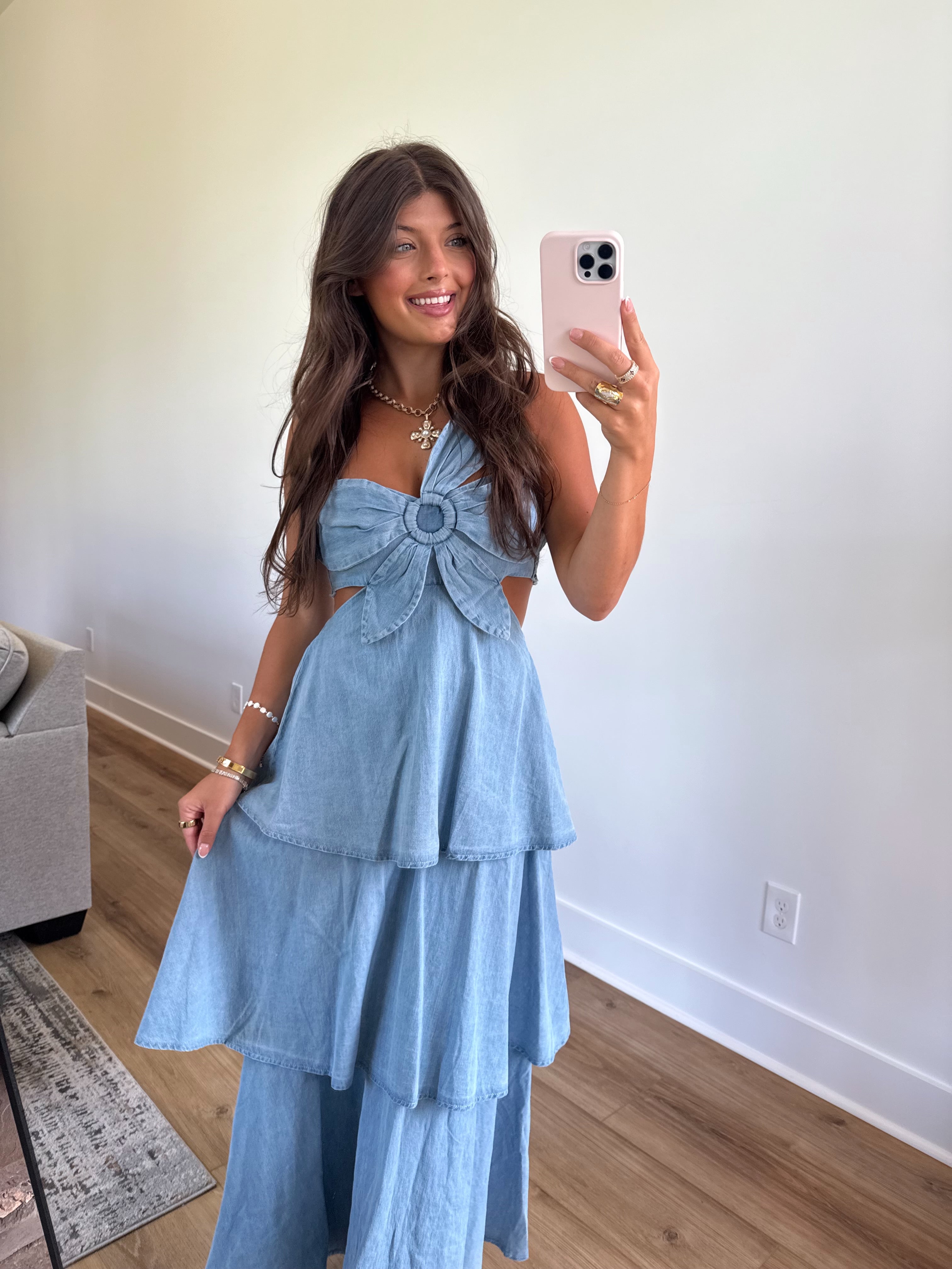 Denim Maui Maxi Dress