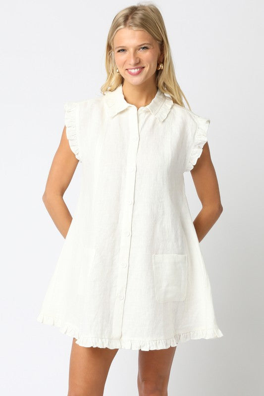 Ally Linen Dress