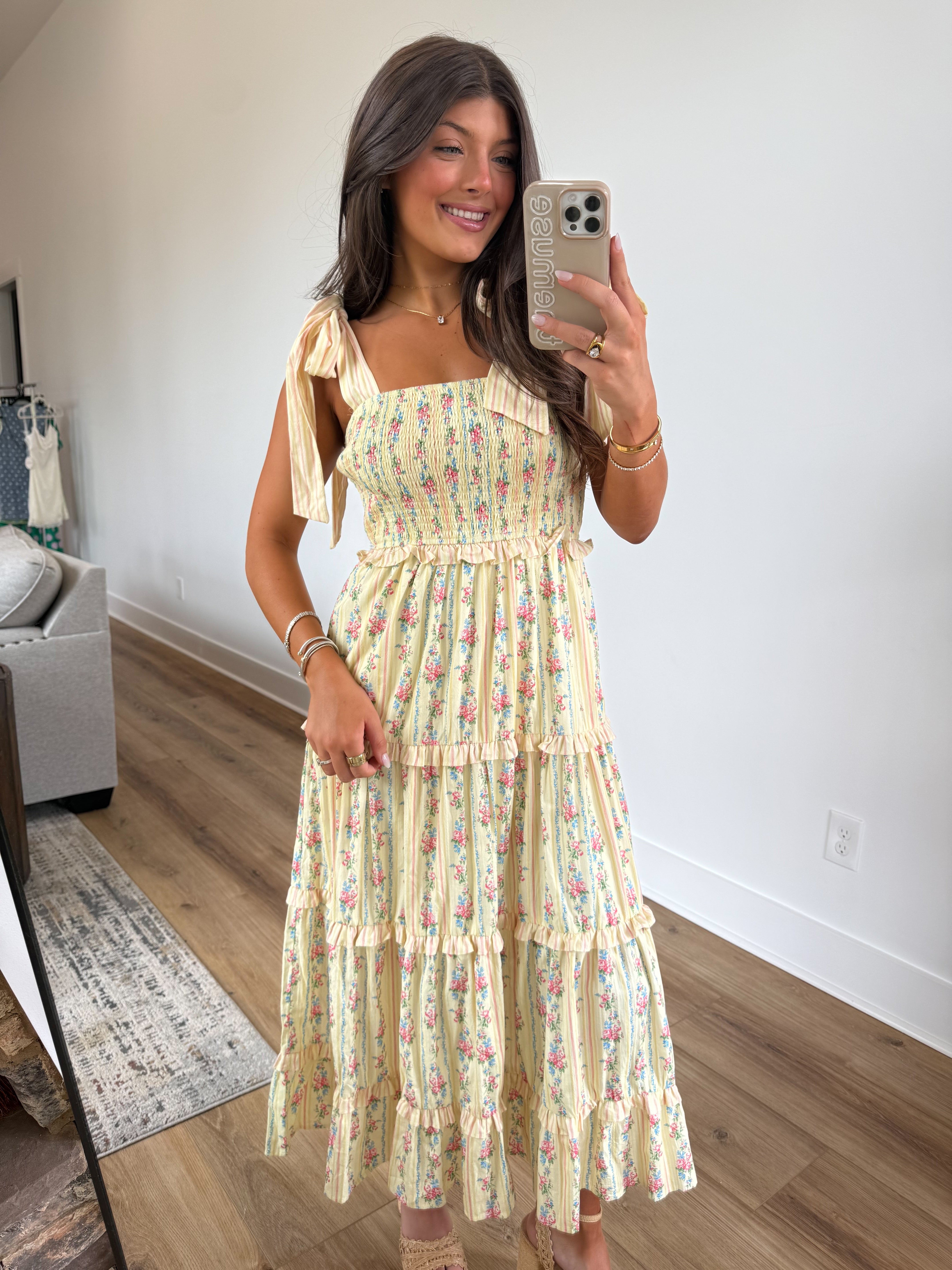 Caroline Tie Sleeve Dress