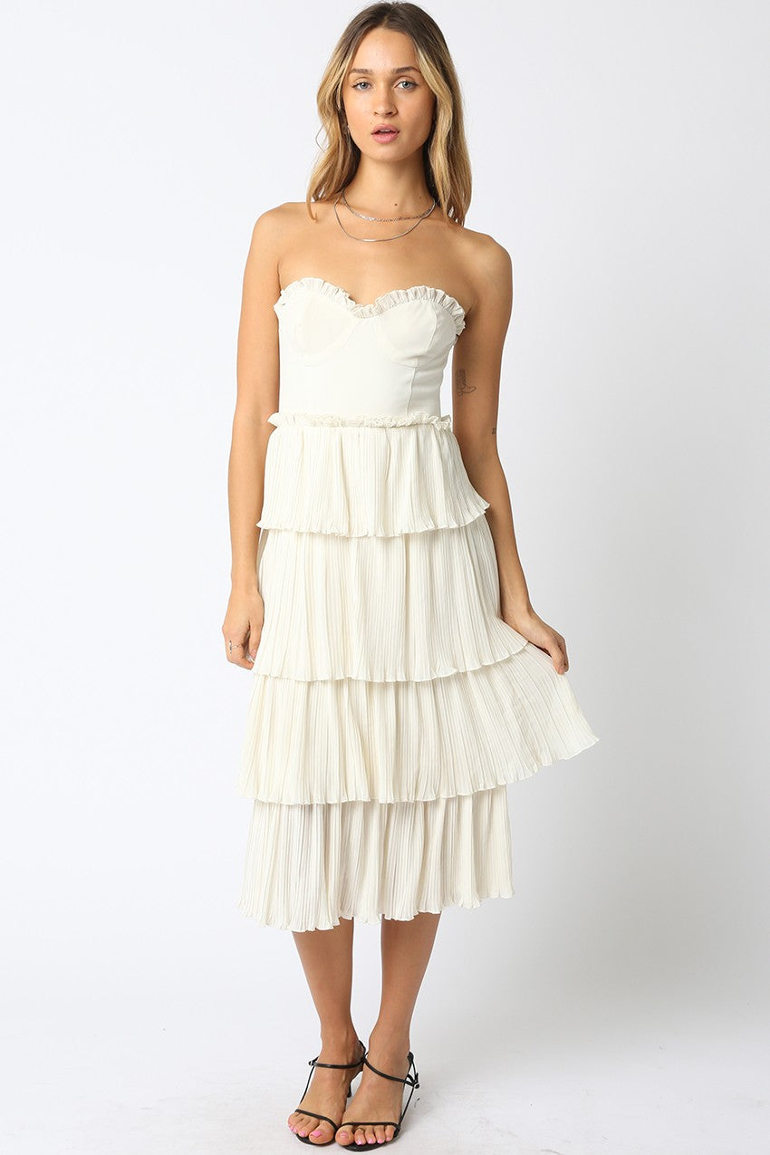 Veronica Dress Cream