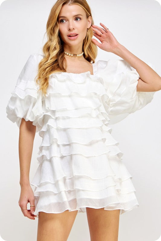 The White Tiered Dress