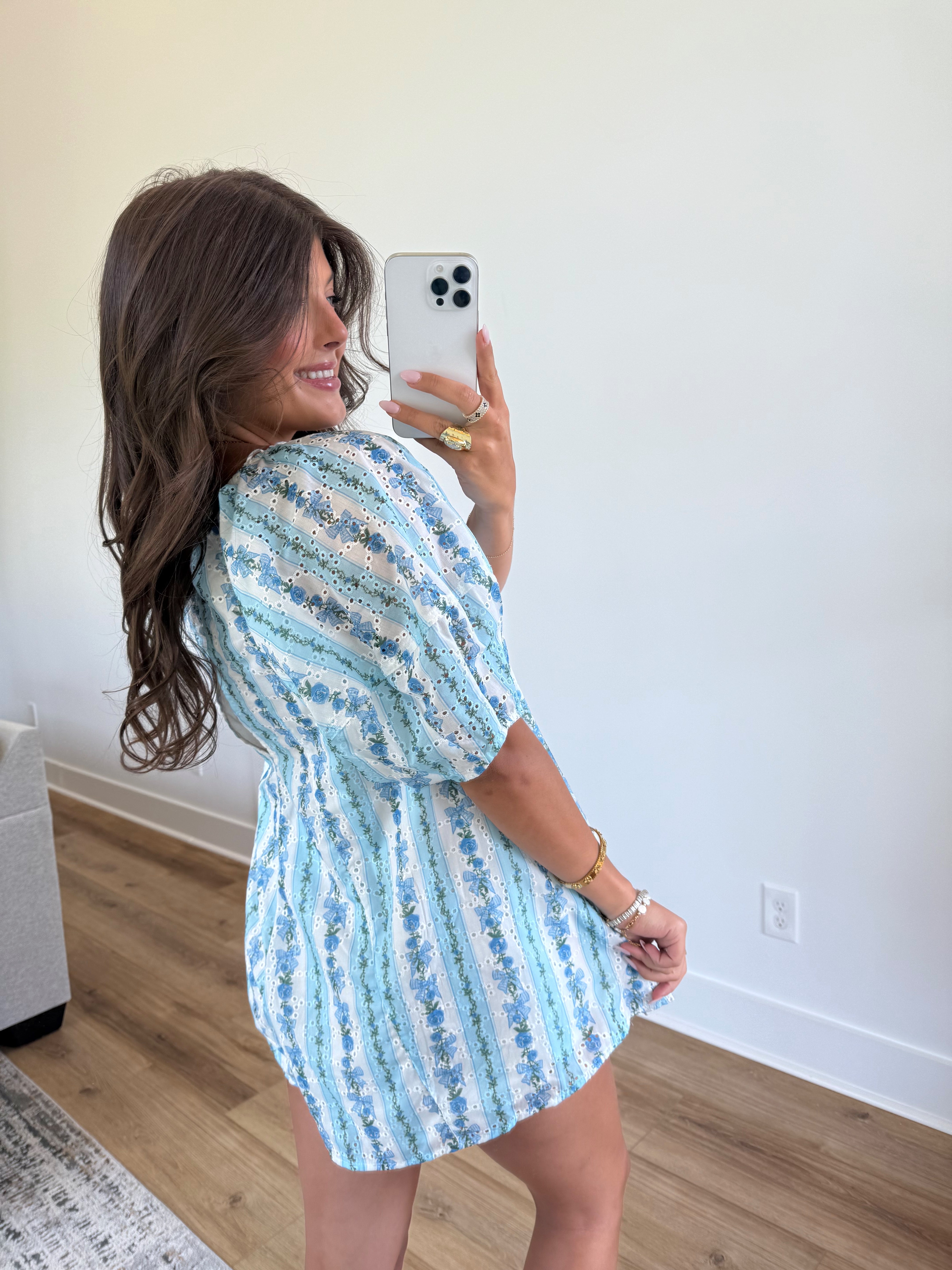 Blueberry Ribbons Romper