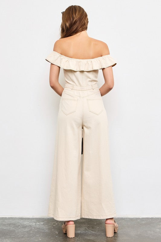 Austin Ecru Jumpsuit