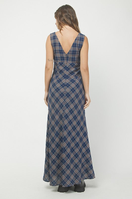 The Heritage Check Dress (Navy)