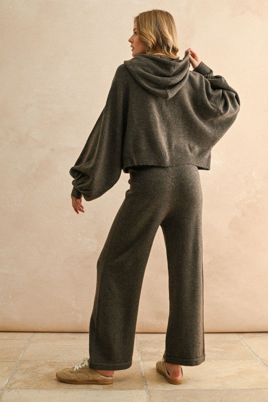 The Mocha Balloon Knit Set