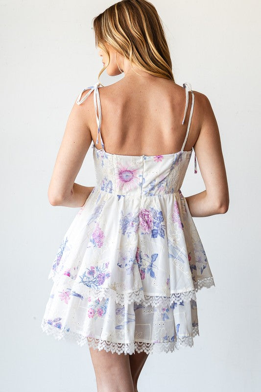 Fairy Eyelet Mini Dress