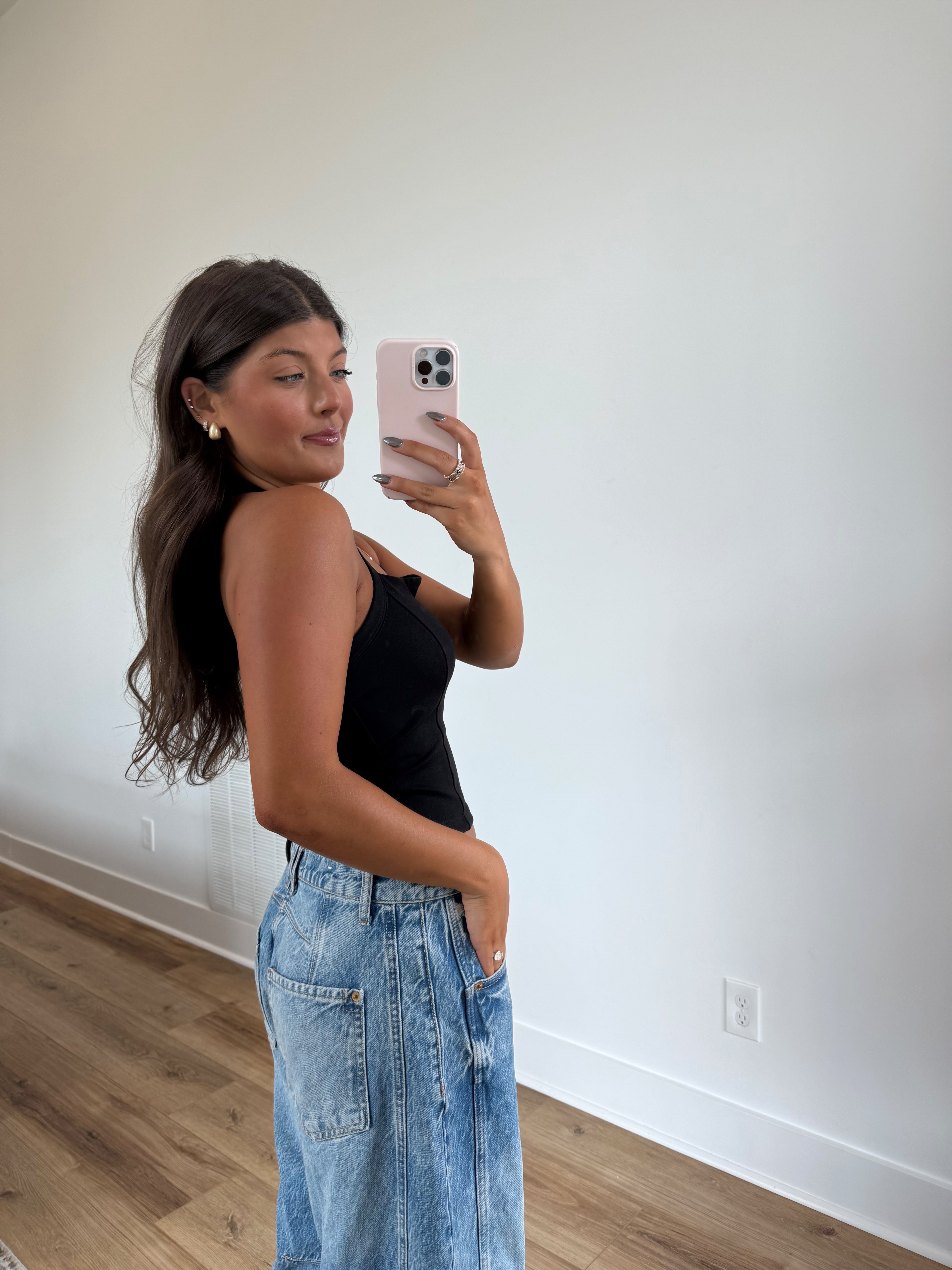 Sculpt Halter Top (Black)