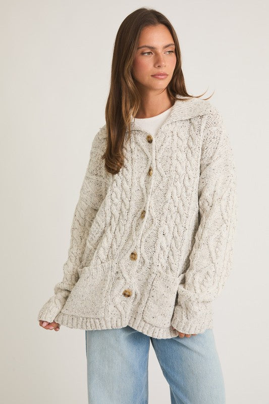 The Cozy Cottage Cable Cardigan