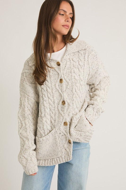 The Cozy Cottage Cable Cardigan
