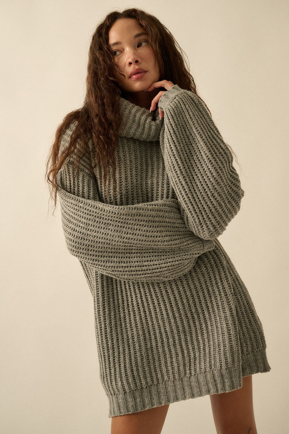 Charlie Knit Dress (Grey)