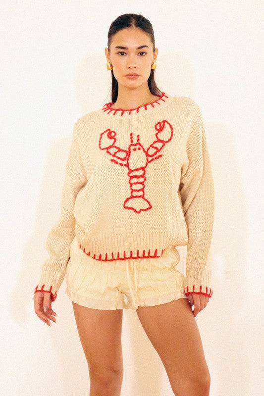 Lobster Knit Sweater