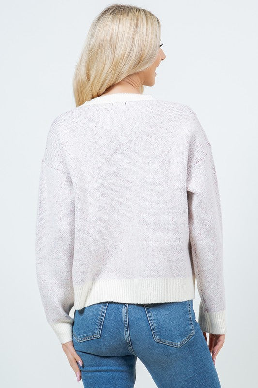 Ivory Bear Obsessed Sweater
