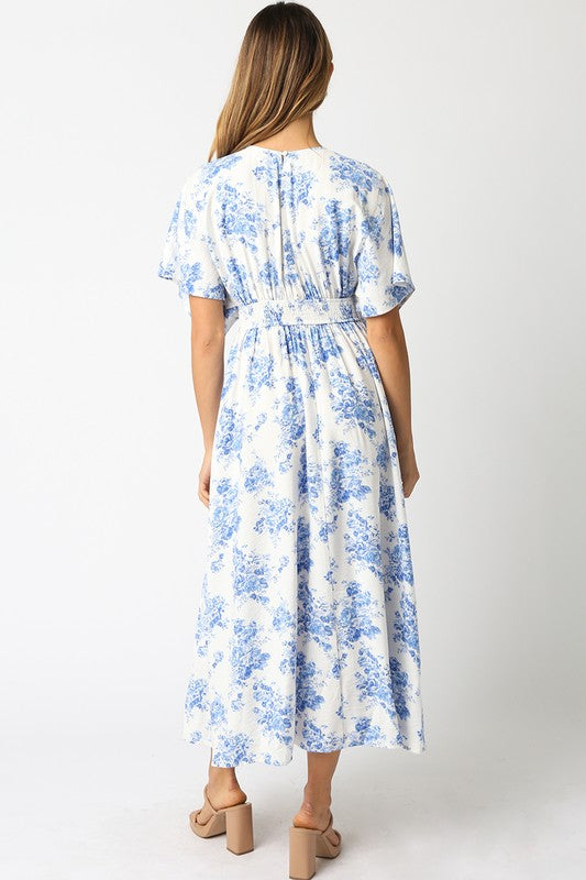 Priscilla Printed Maxi Dress (Restock)