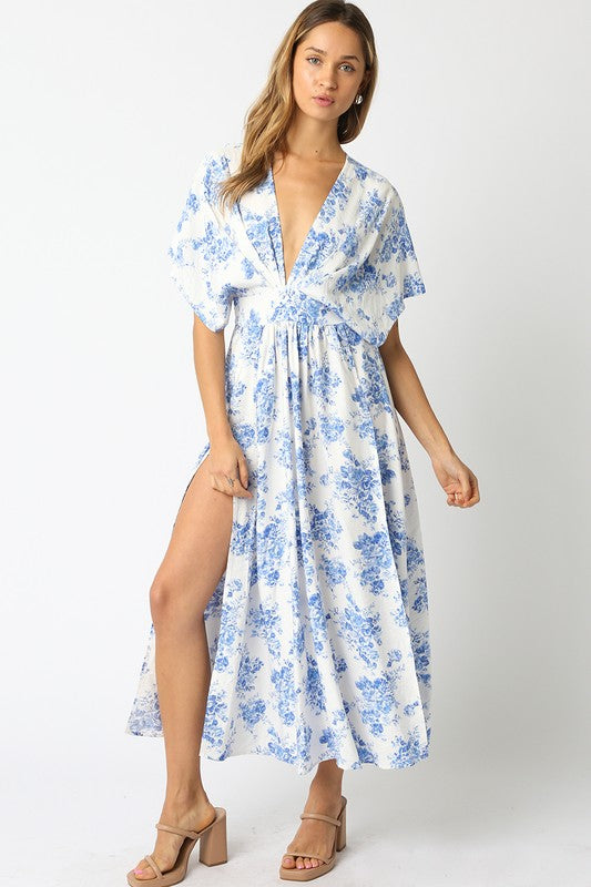 Priscilla Printed Maxi Dress (Restock)
