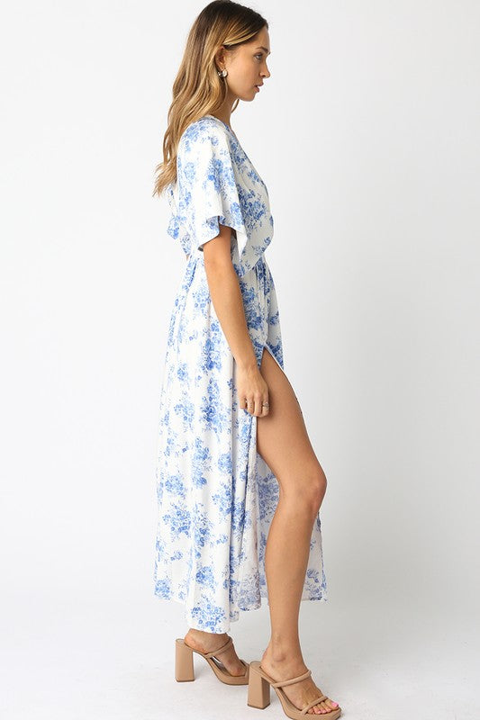 Priscilla Printed Maxi Dress (Restock)