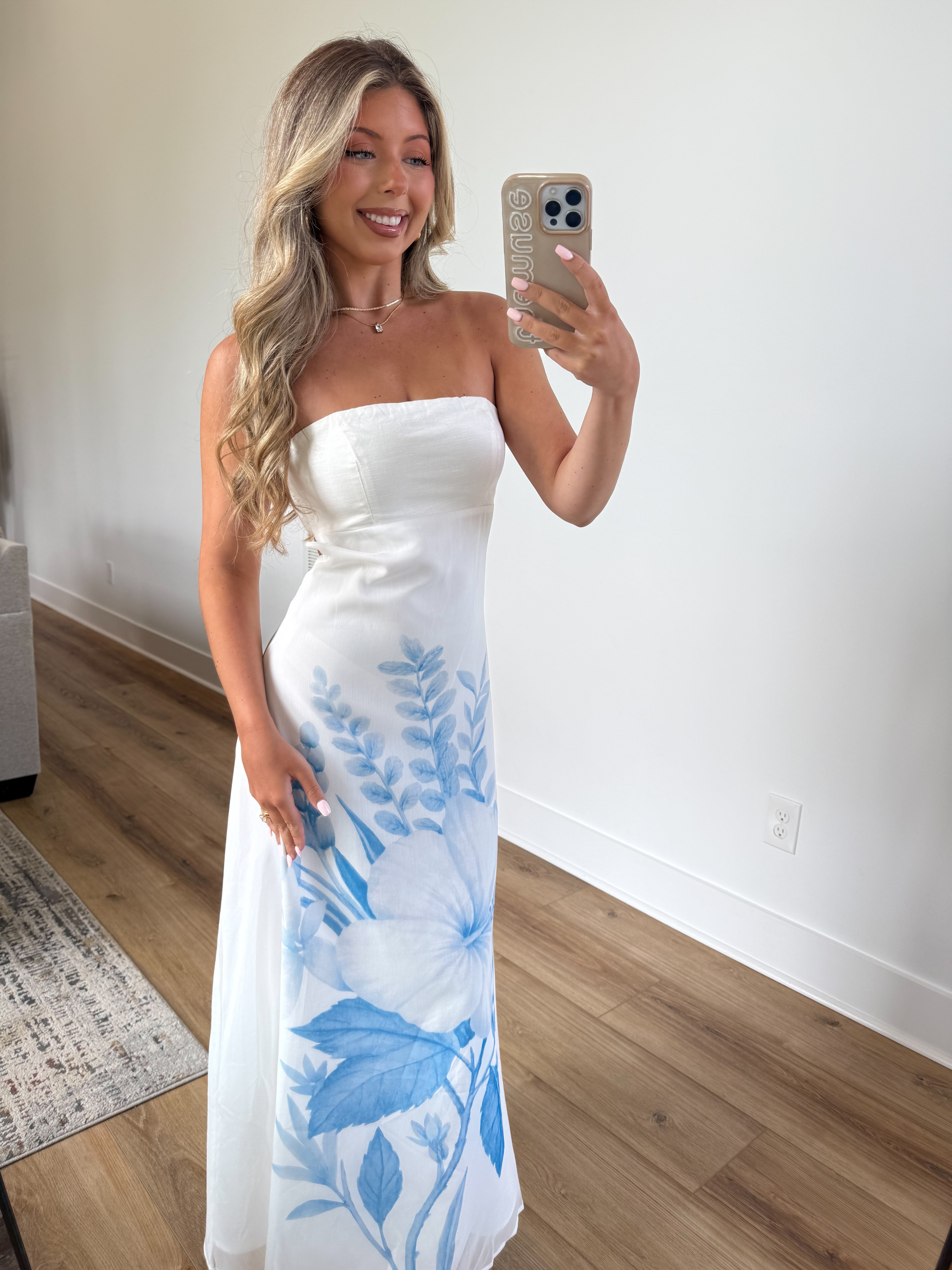 Azure Bloom Maxi