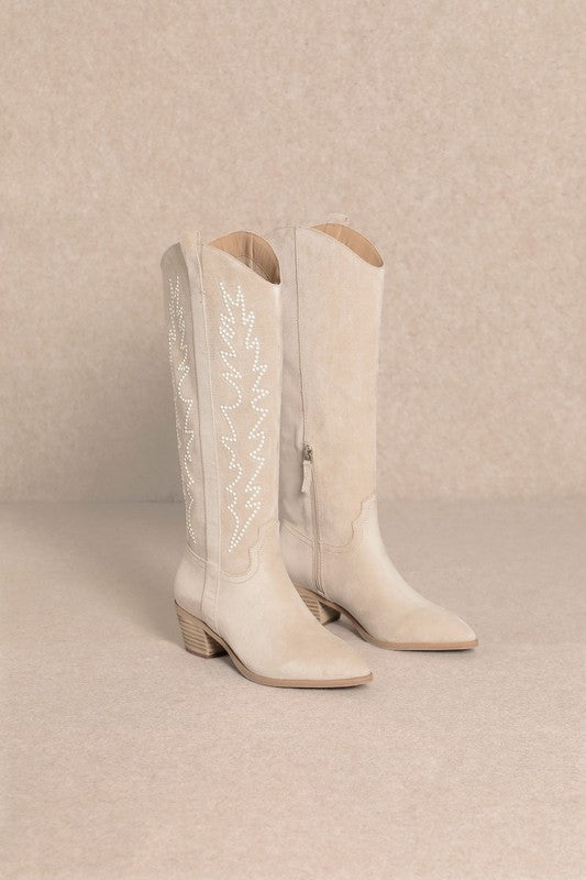 In The City Cowgirl Boot (Ivory)