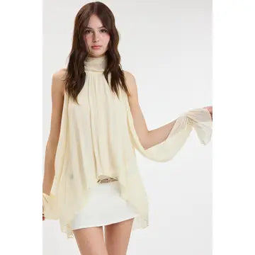 Soft Wrap Scarf Top