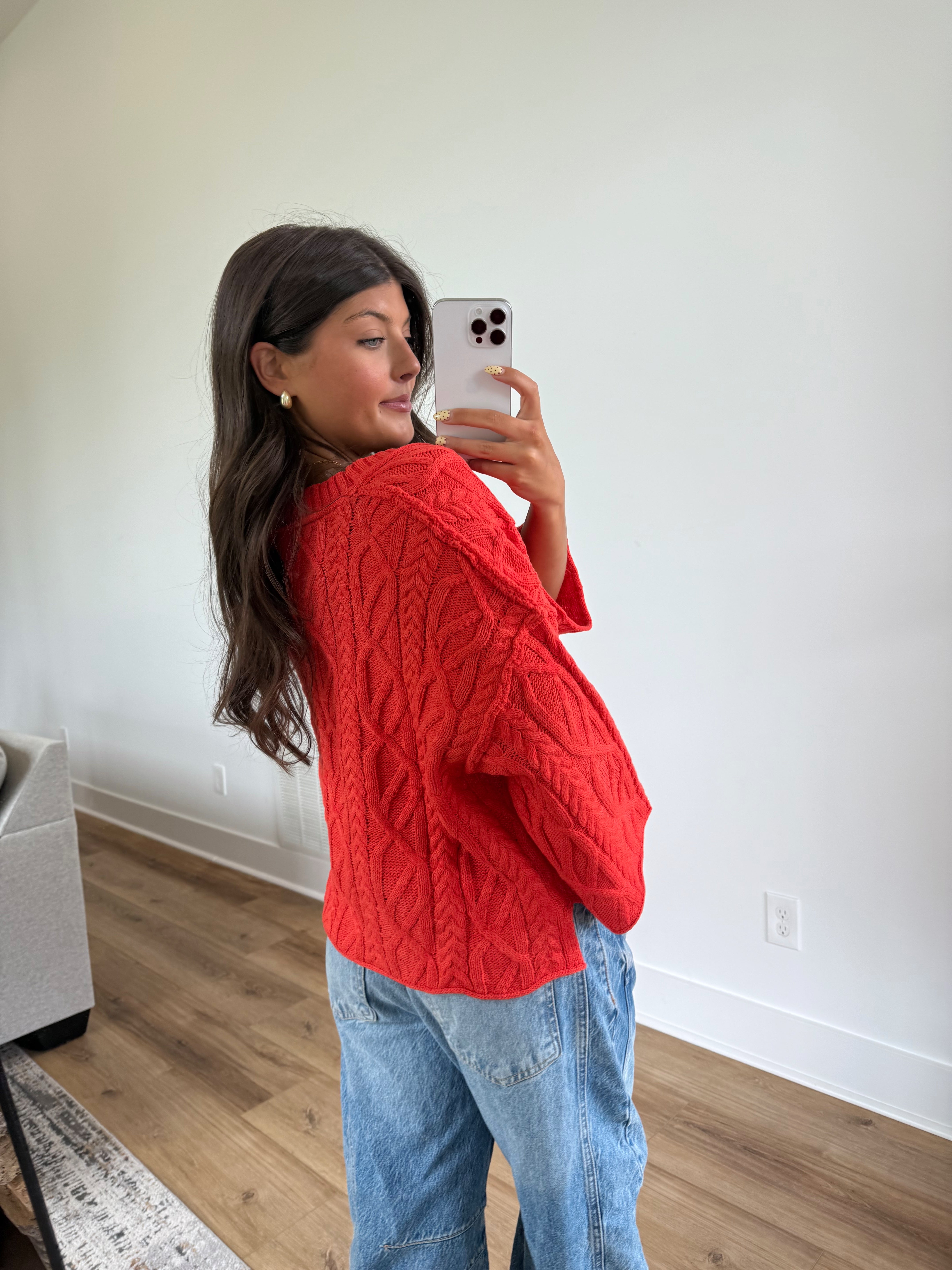October Knit (Coral)