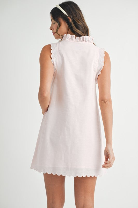 Baby Pink Sunday Best Mini Dress