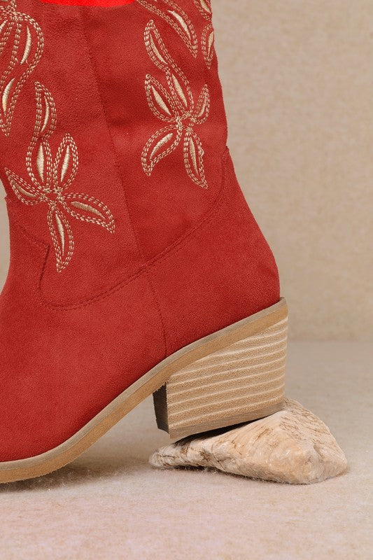 Hot To Go Cowgirl Boot (Red)